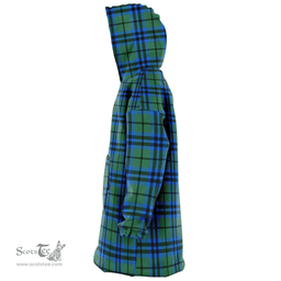 Scottish Falconer Clan Tartan Oversized Blanket Hoodie - Classic Scottish Plaid Tartan Plaid
