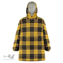 Scottish MacLeod of Lewis Ancient Clan Tartan Oversized Blanket Hoodie - Classic Scottish Plaid Tartan Plaid
