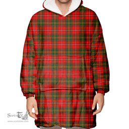 Scottish Hay Modern Clan Tartan Oversized Blanket Hoodie - Classic Scottish Plaid Tartan Plaid