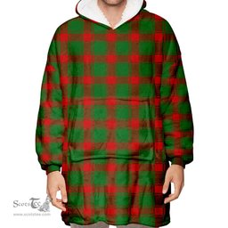Scottish Middleton Modern Clan Tartan Oversized Blanket Hoodie - Classic Scottish Plaid Tartan Plaid