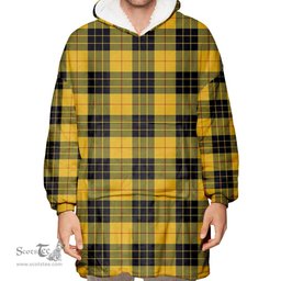 Scottish MacLeod of Lewis Ancient Clan Tartan Oversized Blanket Hoodie - Classic Scottish Plaid Tartan Plaid