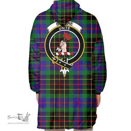 Scottish Brodie Hunting Modern Clan Tartan Oversized Blanket Hoodie - Crest Scottish Plaid Tartan Plaid