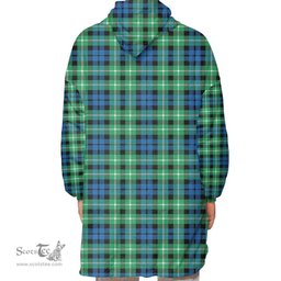 Scottish Graham of Montrose Ancient Clan Tartan Oversized Blanket Hoodie - Classic Scottish Plaid Tartan Plaid