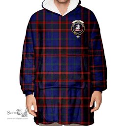 Scottish Home Modern Clan Tartan Oversized Blanket Hoodie - Crest Scottish Plaid Tartan Plaid