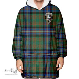 Scottish Cochrane Ancient Clan Tartan Oversized Blanket Hoodie - Crest Scottish Plaid Tartan Plaid