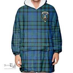 Scottish Matheson Hunting Ancient Clan Tartan Oversized Blanket Hoodie - Crest Scottish Plaid Tartan Plaid