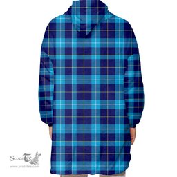 Scottish MacSporran Ancient Clan Tartan Oversized Blanket Hoodie - Classic Scottish Plaid Tartan Plaid