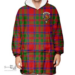 Scottish MacKintosh Modern Clan Tartan Oversized Blanket Hoodie - Crest Scottish Plaid Tartan Plaid