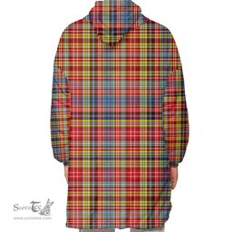 Scottish Ogilvie Clan Tartan Oversized Blanket Hoodie - Classic Scottish Plaid Tartan Plaid