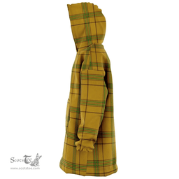 Scottish Houston Clan Tartan Oversized Blanket Hoodie - Classic Scottish Plaid Tartan Plaid