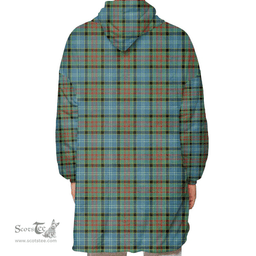 Scottish Paisley District Clan Tartan Oversized Blanket Hoodie - Classic Scottish Plaid Tartan Plaid