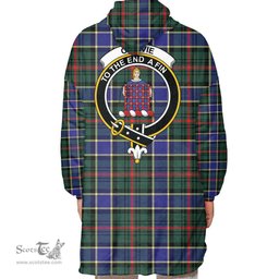 Scottish Ogilvie of Airlie Ancient Clan Tartan Oversized Blanket Hoodie - Crest Scottish Plaid Tartan Plaid