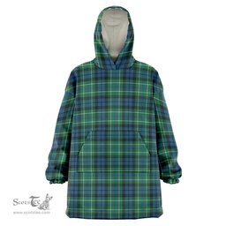 Scottish MacNeill of Colonsay Ancient Clan Tartan Oversized Blanket Hoodie - Classic Scottish Plaid Tartan Plaid