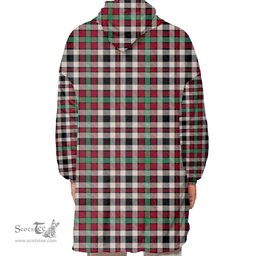 Scottish Borthwick Dress Ancient Clan Tartan Oversized Blanket Hoodie - Classic Scottish Plaid Tartan Plaid