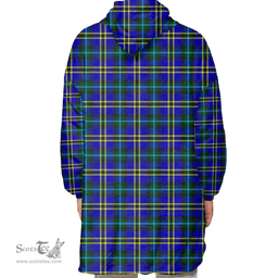 Scottish Weir Modern Clan Tartan Oversized Blanket Hoodie - Classic Scottish Plaid Tartan Plaid