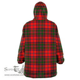 Scottish Stewart of Appin Modern Clan Tartan Oversized Blanket Hoodie - Classic Scottish Plaid Tartan Plaid