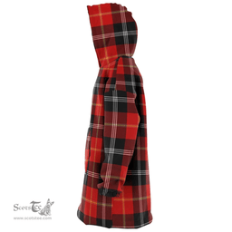 Scottish Marjoribanks Clan Tartan Oversized Blanket Hoodie - Classic Scottish Plaid Tartan Plaid