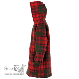 Scottish Stewart of Appin Modern Clan Tartan Oversized Blanket Hoodie - Classic Scottish Plaid Tartan Plaid
