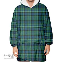 Scottish MacNeill of Colonsay Ancient Clan Tartan Oversized Blanket Hoodie - Classic Scottish Plaid Tartan Plaid