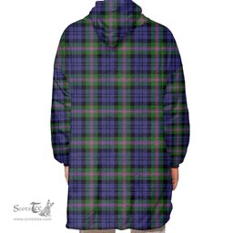 Scottish Baird Modern Clan Tartan Oversized Blanket Hoodie - Classic Scottish Plaid Tartan Plaid