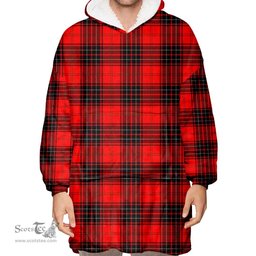 Scottish Wemyss Modern Clan Tartan Oversized Blanket Hoodie - Classic Scottish Plaid Tartan Plaid
