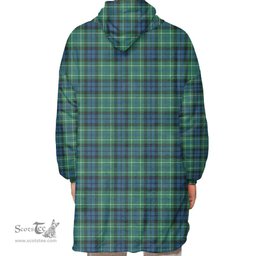 Scottish MacNeill of Colonsay Ancient Clan Tartan Oversized Blanket Hoodie - Classic Scottish Plaid Tartan Plaid