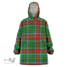 Scottish Muirhead Clan Tartan Oversized Blanket Hoodie - Classic Scottish Plaid Tartan Plaid