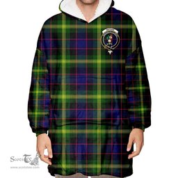 Scottish Watson Modern Clan Tartan Oversized Blanket Hoodie - Crest Scottish Plaid Tartan Plaid