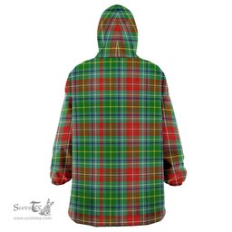 Scottish Muirhead Clan Tartan Oversized Blanket Hoodie - Classic Scottish Plaid Tartan Plaid