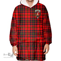 Scottish Matheson Modern Clan Tartan Oversized Blanket Hoodie - Crest Scottish Plaid Tartan Plaid