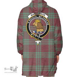 Scottish MacGregor Hunting Ancient Clan Tartan Oversized Blanket Hoodie - Crest Scottish Plaid Tartan Plaid