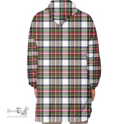 Scottish Stewart Dress Modern Clan Tartan Oversized Blanket Hoodie - Classic Scottish Plaid Tartan Plaid