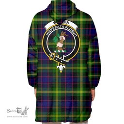 Scottish Watson Modern Clan Tartan Oversized Blanket Hoodie - Crest Scottish Plaid Tartan Plaid