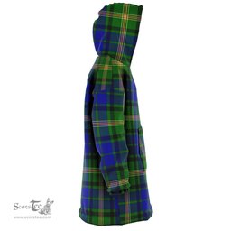 Scottish Maitland Clan Tartan Oversized Blanket Hoodie - Classic Scottish Plaid Tartan Plaid