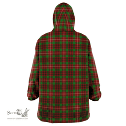 Scottish Ainslie Clan Tartan Oversized Blanket Hoodie - Classic Scottish Plaid Tartan Plaid