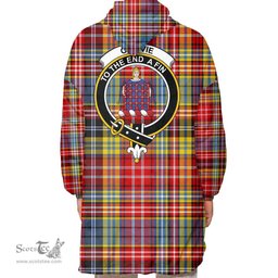 Scottish Ogilvie Clan Tartan Oversized Blanket Hoodie - Crest Scottish Plaid Tartan Plaid
