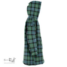Scottish Melville Clan Tartan Oversized Blanket Hoodie - Classic Scottish Plaid Tartan Plaid