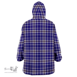 Scottish Ochterlony Clan Tartan Oversized Blanket Hoodie - Classic Scottish Plaid Tartan Plaid