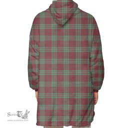 Scottish MacGregor Hunting Ancient Clan Tartan Oversized Blanket Hoodie - Classic Scottish Plaid Tartan Plaid