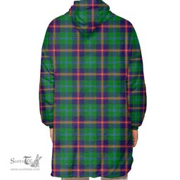 Scottish Young Modern Clan Tartan Oversized Blanket Hoodie - Classic Scottish Plaid Tartan Plaid