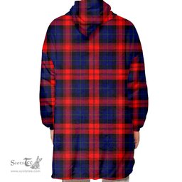 Scottish MacLachlan Modern Clan Tartan Oversized Blanket Hoodie - Classic Scottish Plaid Tartan Plaid