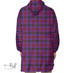 Scottish Montgomery Modern Clan Tartan Oversized Blanket Hoodie - Classic Scottish Plaid Tartan Plaid