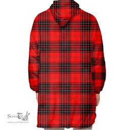 Scottish Wemyss Modern Clan Tartan Oversized Blanket Hoodie - Classic Scottish Plaid Tartan Plaid