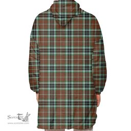 Scottish Thomson Hunting Modern Clan Tartan Oversized Blanket Hoodie - Classic Scottish Plaid Tartan Plaid