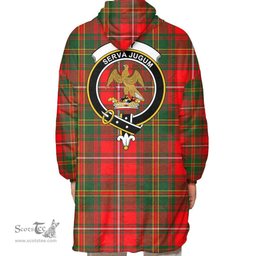Scottish Hay Modern Clan Tartan Oversized Blanket Hoodie - Crest Scottish Plaid Tartan Plaid