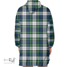 Scottish Gordon Dress Ancient Clan Tartan Oversized Blanket Hoodie - Classic Scottish Plaid Tartan Plaid