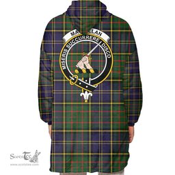 Scottish MacMillan Hunting Modern Clan Tartan Oversized Blanket Hoodie - Crest Scottish Plaid Tartan Plaid