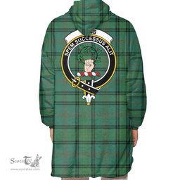 Scottish Ross Hunting Ancient Clan Tartan Oversized Blanket Hoodie - Crest Scottish Plaid Tartan Plaid