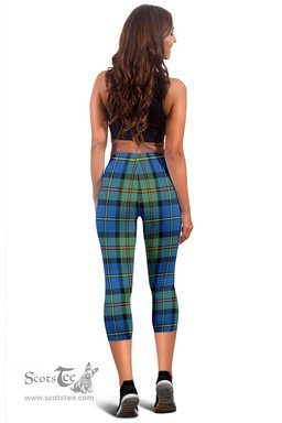 Scotstee Shop Tartan Capris Leggings Macleod Of Harris Ancient Tartan Leggings, Girls Capri Leggings, Capri Yoga Pants, Tartan Capri Leggings, Plaid Capri Leggings