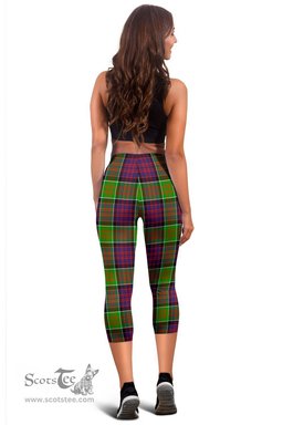 Scotstee Shop Tartan Capris Leggings Macdonald Of Clanranald Tartan Leggings, Girls Capri Leggings, Capri Yoga Pants, Tartan Capri Leggings, Plaid Capri Leggings